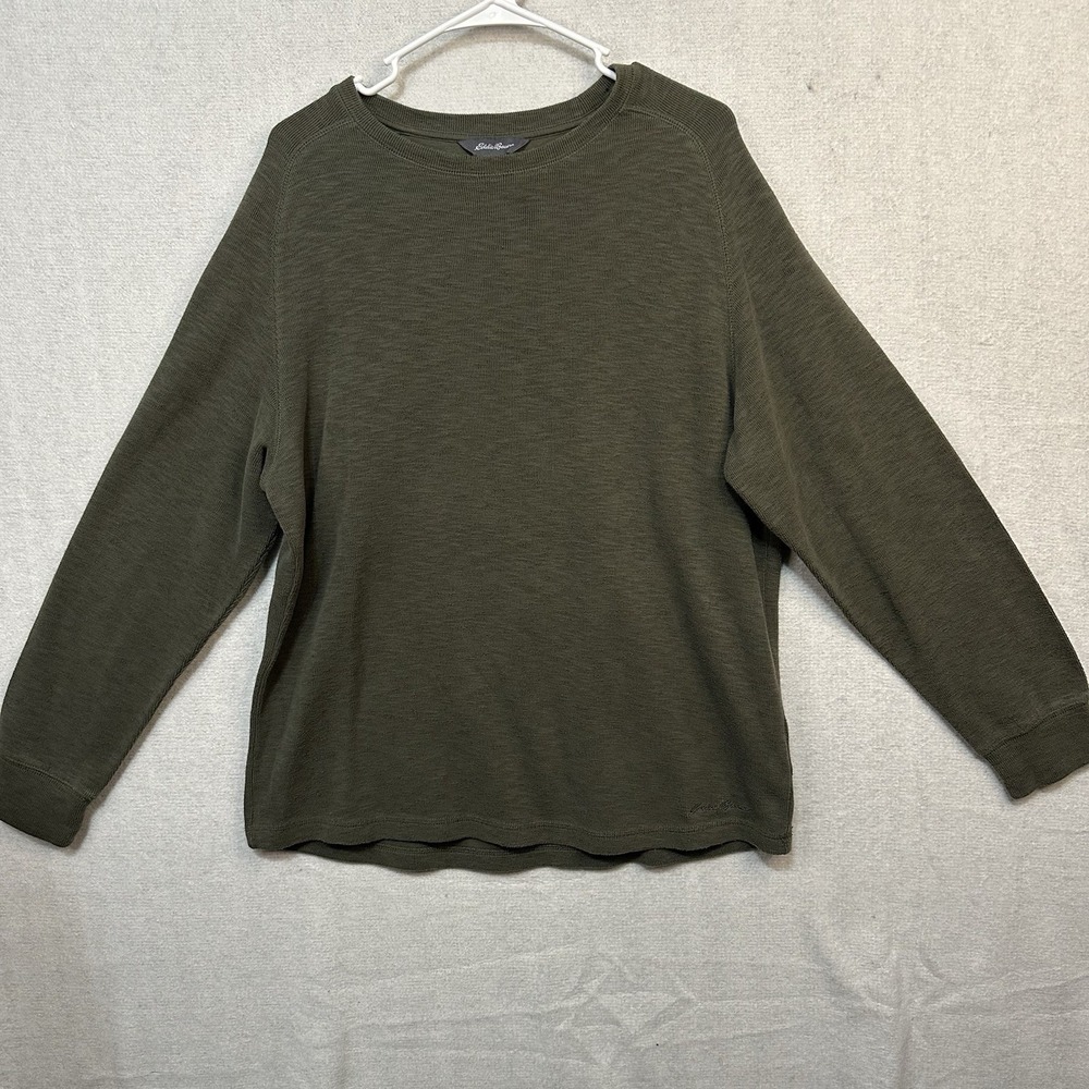 Eddie Bauer Sweater Men's XL Pullover Crewneck Comfortable Casual Long‎ Sleeve